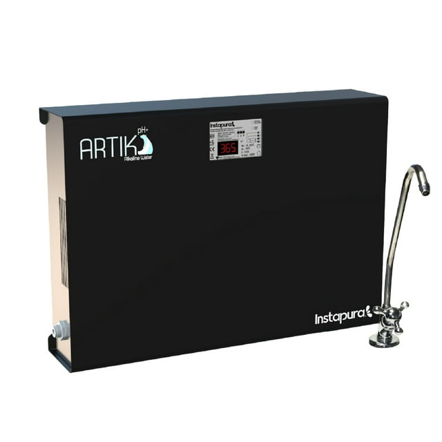 Purificador De Agua Alcalina Ph Por Medio De Luz Uv Instapura Artik Ph Color Negro