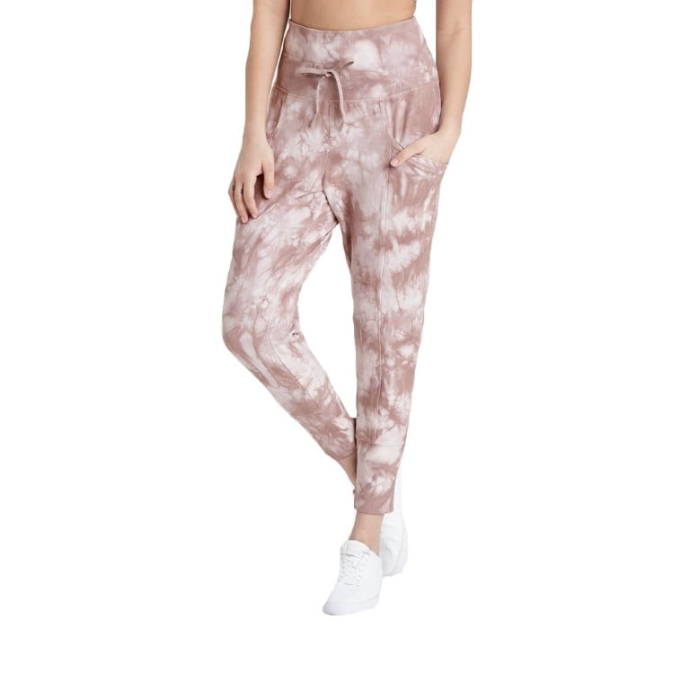 All in Motion French Terry High-Rise Women's Beige Jogger Pants