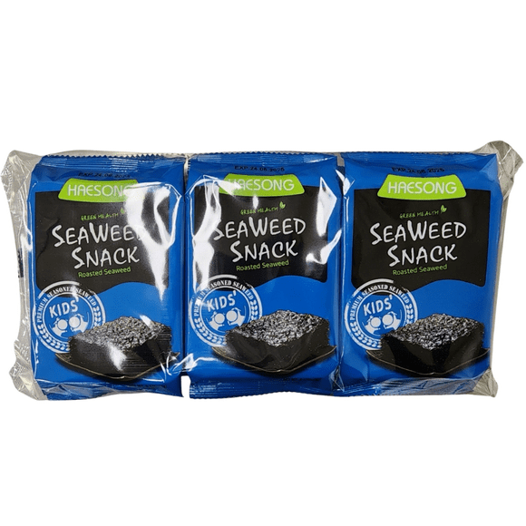 Haesong Seaweed Snack-Original Flavor, 6 x 5g