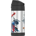 thumbnail image 2 of Thermos Funtainer Vacuum Insulated Stainless Steel 12 Oz Bottle, Spiderman, 2 of 5