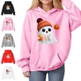 thumbnail image 6 of Staki Girls Halloween Sweatshirt Long Sleeve Pullover Hoodies Cute Hoodie Fall Winter Trendy Clothes for Girl(Red,3-4 Years), 6 of 9