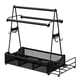 thumbnail image 2 of Organizador de especias para barbacoa, soporte para utensilios de barbacoa y Picnic, soporte para utensilios multiusos desmontable portátil con soport negro, 2 of 8