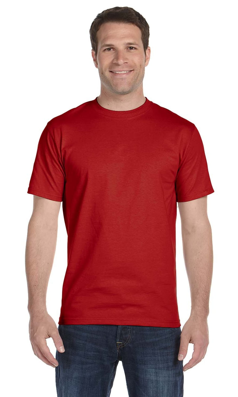 Hanes The Hanes 52 oz. Comfort Soft Cotton TShirt DEEP RED XL