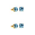 thumbnail image 4 of Minnieouse Brillo Stud Colgante Accesorios populares Aleación Fiesta Pendientes diario Varios Pendiente simple Boda Azul claro Azul claro 2piezas, 4 of 6