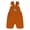 Burnt Orange - Hiking Boots, variant on Unisex Short Leg Overalls, Sizes 0-3 Month to 4 Years