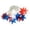 A, variant on July 4th Star String Lights LED Fairy Lights Battery Powered Red White Blue Indoor Outdoor Decor