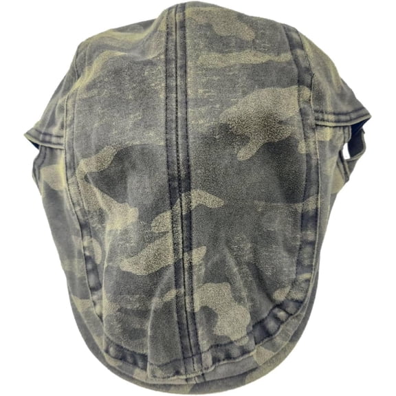 DOVACKA Women's Camo Washed Cotton Flat Cap, Vintage Ivy Beret & Duckbill Cabbie Hat, Versatile Fall Winter Spring, Adjustable Retro Gift