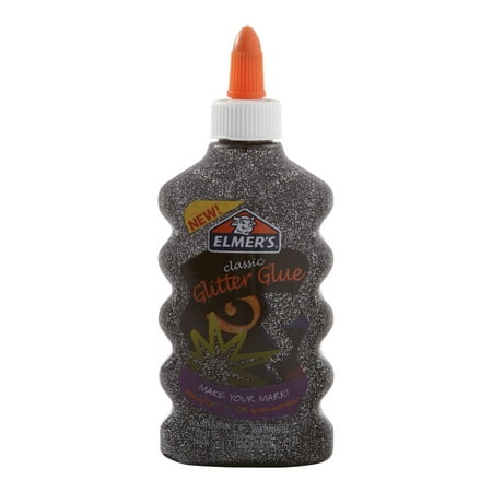 Elmer's Glitter Glue 6oz Black