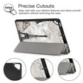thumbnail image 4 of Allytech iPad 10.2 Case with Pencil Holder, iPad 8th 7th Generation Case Cover, Ultra Slim Folding Stand Smart Shell Auto Sleep Wake Shockproof TPU Back Cover for Apple iPad 10.2, Eiffel Tower, 4 of 7