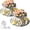 2 * Sliver, variant on 2-Tier Round Seafood Tower Tray (2 * Sliver) | 2-Tier Seafood Platter, 7.87in and 9.84in Round Serving Platters for Oysters Shrimp Fruit Appetizer Catering Display