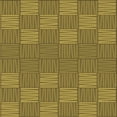 thumbnail image 1 of Ahgly Company Indoor Square Patterned Dark Bronze Brown Area Rugs, 6' Square, 1 of 1
