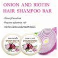 thumbnail image 2 of 1-3x Onion and Biotin Shampoo Bar Soap, Moisturizing & Soothing, For All Hair Types, 2 of 5