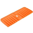 thumbnail image 1 of Unique Bargains Kitchen Sink Splash Guard, 14.5' x 5.3' Silicone Faucet Water Catcher Mat for Kitchen Bathroom Countertop Orange, 1 of 5