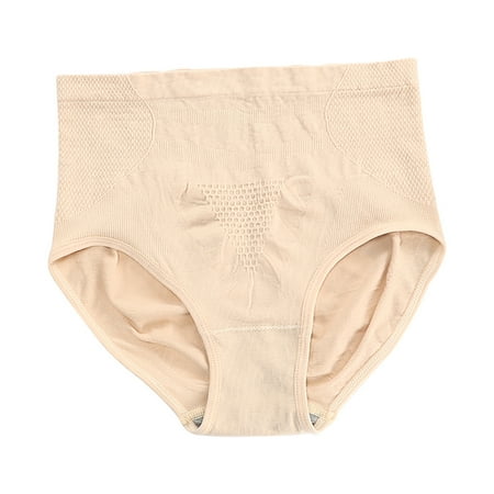 

Mrat Seamless Lingerie Cotton High Waist Underwear Women s New High-waist Briefs Postpartum Belly-up Hip Panties Women s Brief Panties Pack