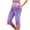 Purple, variant on yillto Womens Capri Pants with Pockets Loose Workout Drawstring Cropped Pant Summer Causal Capris