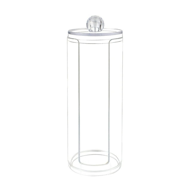 Distributeur Cylindrique de Bouteilles Rondes en Acrylique pour Cosmétiques Rangement Ménage & Organisateurs