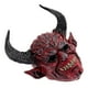 thumbnail image 4 of Máscara de diablo para Halloween, cosplay, máscara de demonio con cuernos aterradora para fiestas de máscaras, disfraz de monstruo de terror con cuernos y fantasmas., 4 of 7