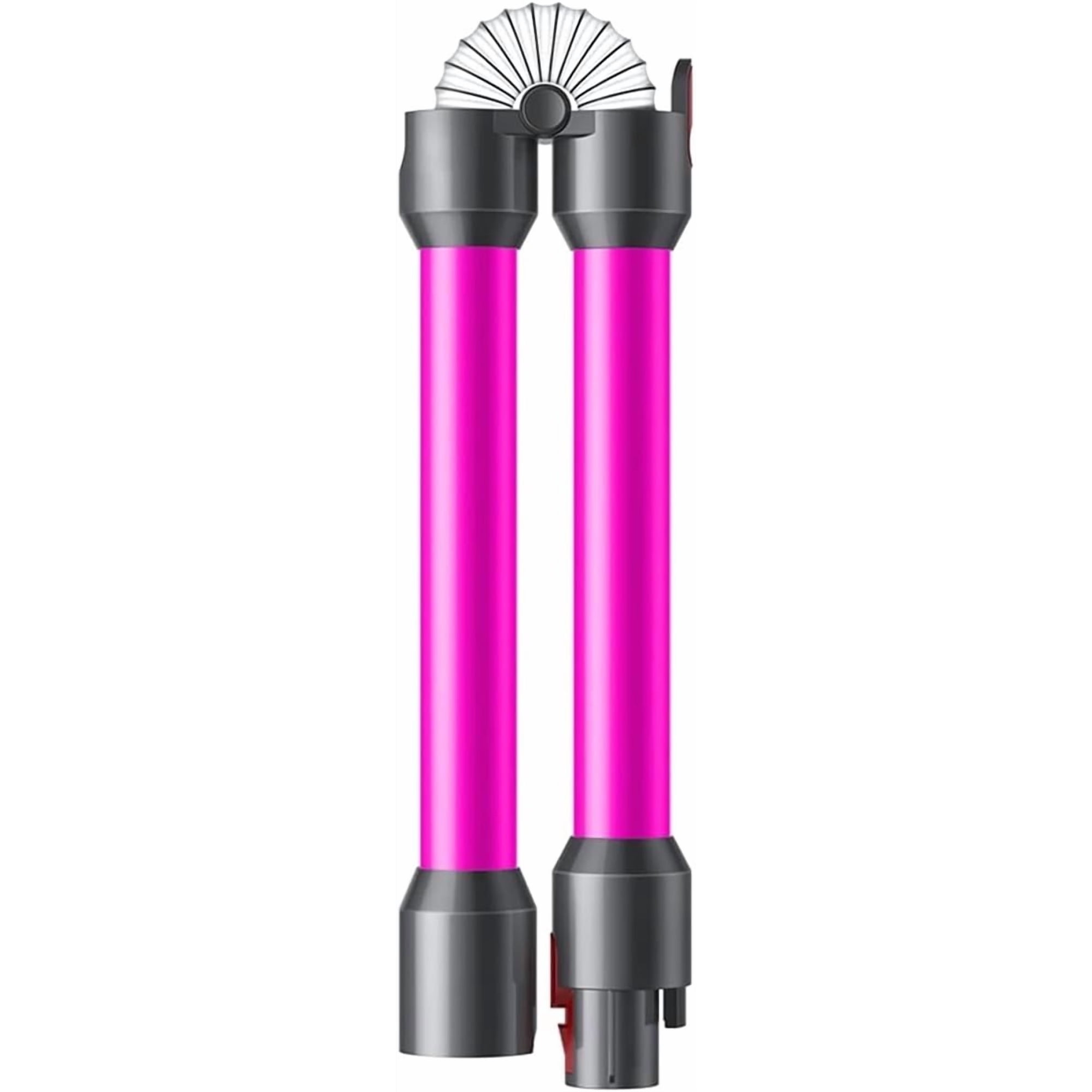 Pink Foldable Extension Wand,Compatible Dy*son V7 V8 V10 V11 V15 Cordless Vacuum Cleaner Accessories Quick Release Replacement Tube Part