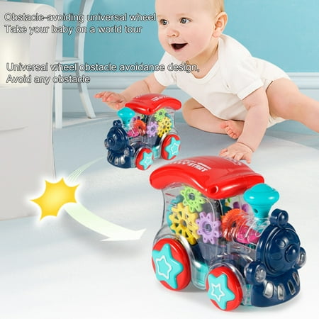 Cheers Educational Train Toy Walk Automatically Stimulate Auditory ...