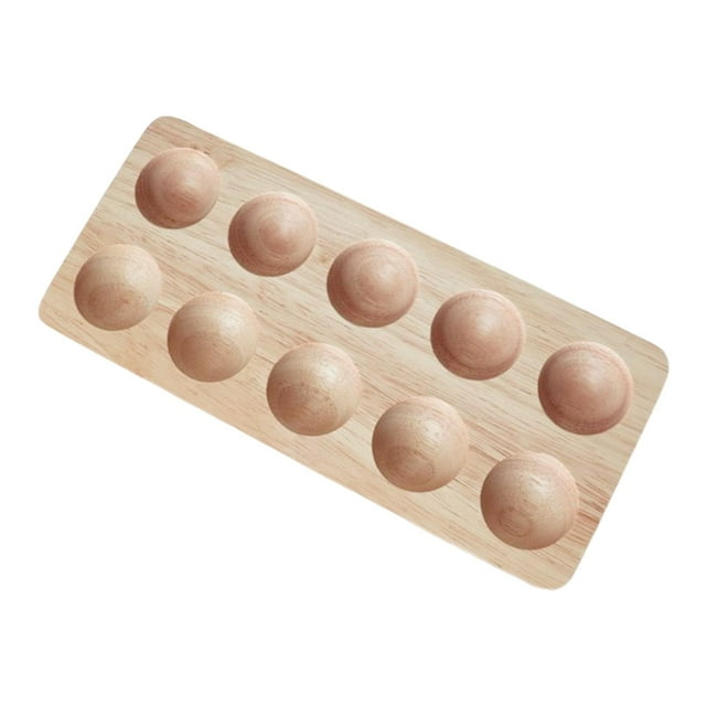 Soporte Para Huevos De Rejilla Múltiple, Doble Fila Portátil Para Nevera, Refrigerador, Hogar, 10 Ranuras Sunnimix Titular de huevo