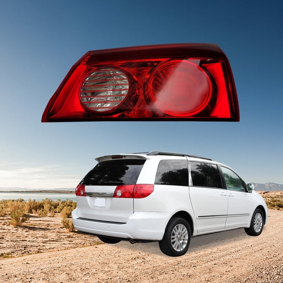 2006-2010 Toyota Sienna Tail Light Passenger Right Side Inner Tail Gate