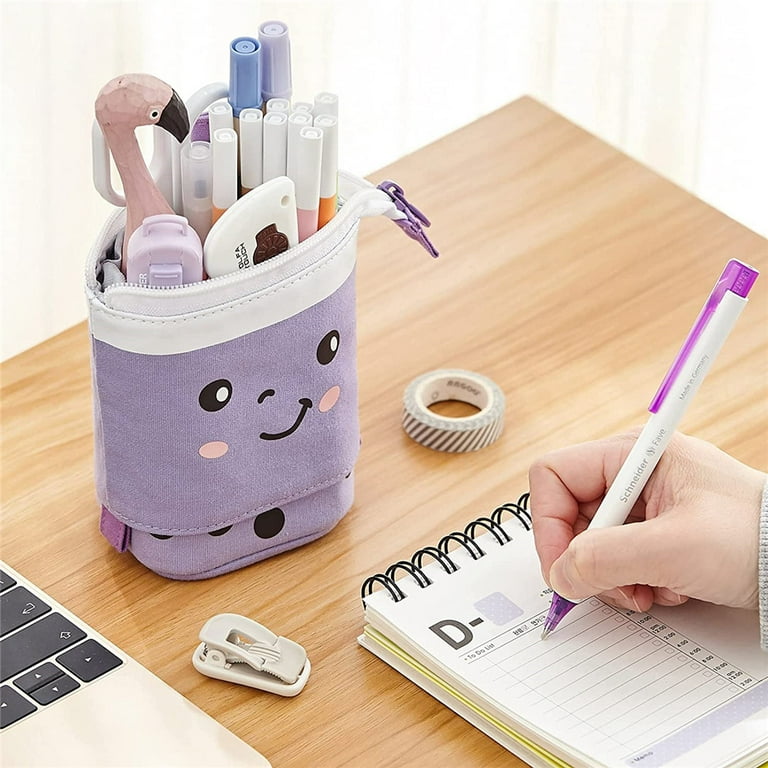 Kawaii Pencil Case, Cute Pencil Case, Pencil Pouch, Large Pencil Holder for  Desk, Stationery Pouch for School Students Office Girls Boys 
