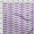 thumbnail image 2 of oneOone Viscose Jersey Fabric Plus Sign Kasuri Print Sewing Fabric BTY 60 Inch Wide, 2 of 5