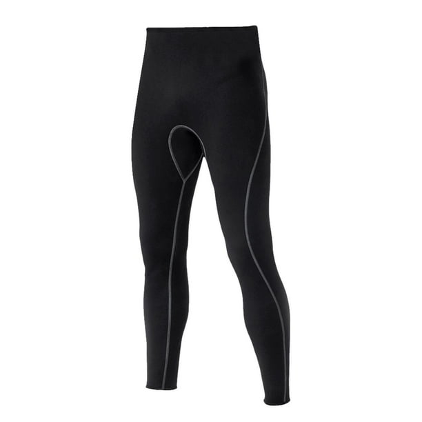 Bañador largo de neopreno para hombre, leggings, protección UV, natación, buceo, deportes acuáticos M