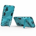 thumbnail image 4 of Funda híbrida de PC + TPU para teléfono, anticaídas, con diseño de soporte para vivo V21 4G/5G, estilo H vivo V21 4G, azul claro, 4 of 5