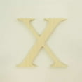 thumbnail image 1 of Package of 1, 18 Inch X 1" Thickness Baltic Birch Wood Letter "X" in The Times New Roman Font | Thick | Upper Case for Art & Craft Project, Made in USA, 1 of 1