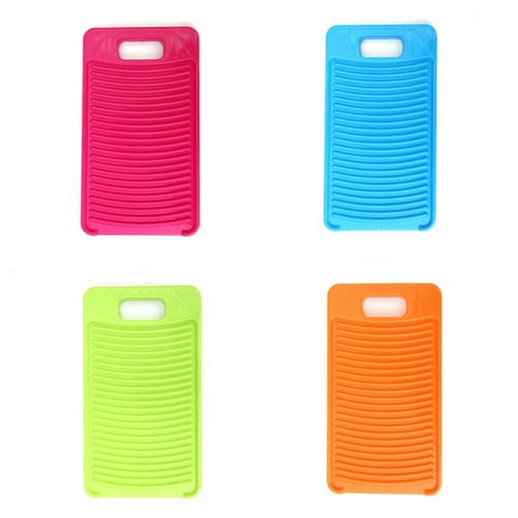 FOLOYORI Household Washboard Non Slip Scrubbing Green Plastic 1Pcs 11*6in