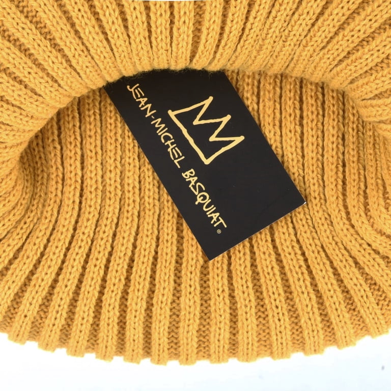 WITHMOONS Beanie Hat Jean-Michel Basquiat Crown Embroidery  display picture 1