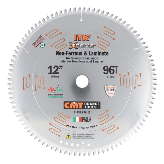 CMT 254.096.12 ITK Industrial Saw Blade for Table and Miter Saws