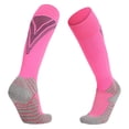 thumbnail image 1 of WEAIXIMIUNG Long Socks Adult Soccer Socks Striped Pattern Long Comfortable Breathable Non Sole Sports Style, 1 of 4