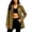 Khaki, variant on Womens Outdoor Rain Jacket Long Sleeve Hooded Zipper Button Waterproof Rain Coat Outwork Casual Lightweight Outerwear with Pockets