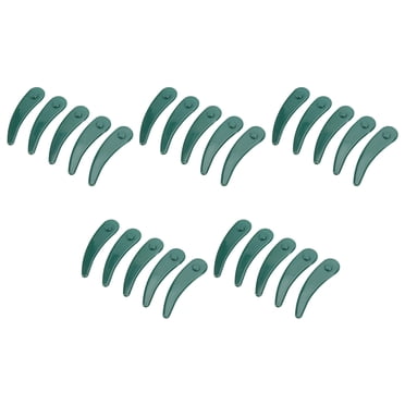 Lawn Mower Plastic Blade, Plastic Mower Blades  Separate Fast Cutting ABS Flexible  For Working Green