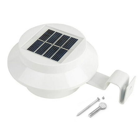 

Outdoor LED Solar Powered Gutter Light Garden Yard Wall Fence Pathway Lamp