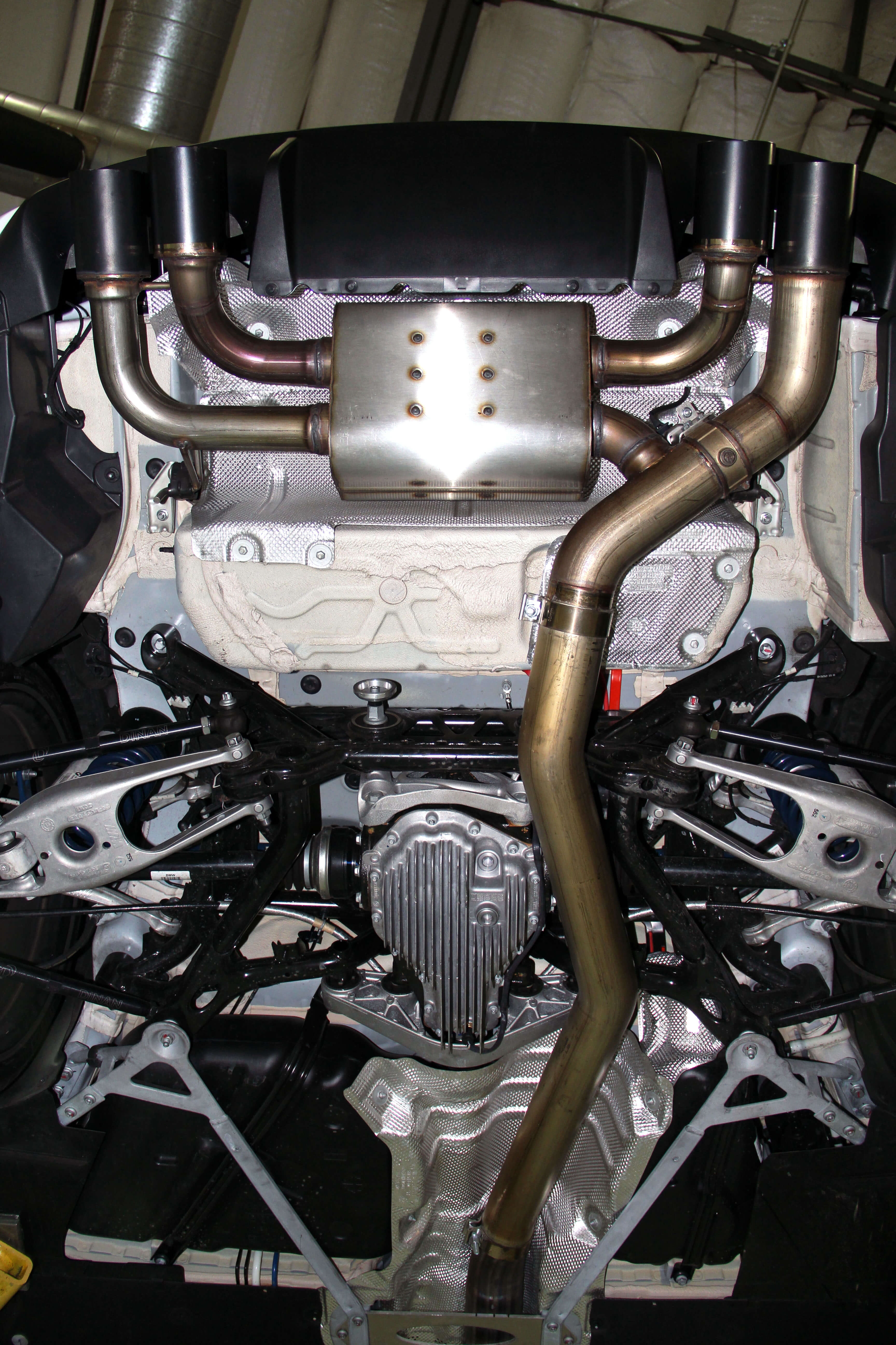 Dinan Free Flow Stainless Steel Exhaust w/ Black Tips -BMW M2 2016