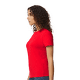 thumbnail image 4 of Gildan Short Sleeve T-Shirt, Women's Softstyle Red Cotton Tee, Semi Fit Casual Wear, Sizes S-2XL, 4 of 5