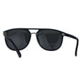 thumbnail image 4 of Mens Classic Mod Thin Plastic Racer Pilots Sunglasses Navy Black, 4 of 4