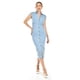 thumbnail image 5 of Vestido denim sin manga Roman Fashion /Juvenil, 14356 (Mezclilla tono claro) azul CH, 5 of 5