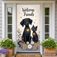 thumbnail image 5 of Cute Animal Welcome Banner Friendly Design Polyester Material Decorative Hearts for Home Decoration Party Entrance Greeting, 5 of 5