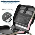 thumbnail image 6 of 3 Ring Zipper Binder with Shoulder Strap Waterproof Trapper Keeper 2 Inch D-Ring 500 Sheets Capacity Cute Kitten in Flower Basket, 6 of 7