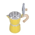 thumbnail image 4 of Coffee Maker, Stovetop Moka Pot High Temperature Resistance  For Office For Home Green,Yellow,Red,Cyan Blue, 4 of 8
