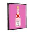 thumbnail image 3 of Stupell Industries Fun Pink Champagne Food & Beverage Painting Black Floater Framed Canvas Art Print Wall Art, 25 x 31, 3 of 10