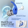 thumbnail image 3 of 1 Paire de Bouchons d'Oreilles Anti-Bruit en Silicone Réutilisables Réduction de Bruit Confortables pour Dormir Nager Protection Auditive, 3 of 8