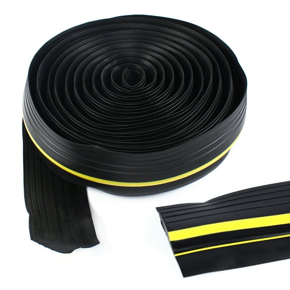20FT Universal Garage Door Bottom Threshold Seal Strip Weatherproof Rubber