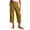 08# Yellow, variant on Cotton Capri Pants for Women Ihhxva Plaid Cropped with Pockets Elastic Waist Casual Straight Leg Trousers S-2XL