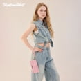 thumbnail image 5 of Montana West Wallets for Women Trifold Large Card Organizer Zipper Coin Purse, Dark Pink, 5 of 7