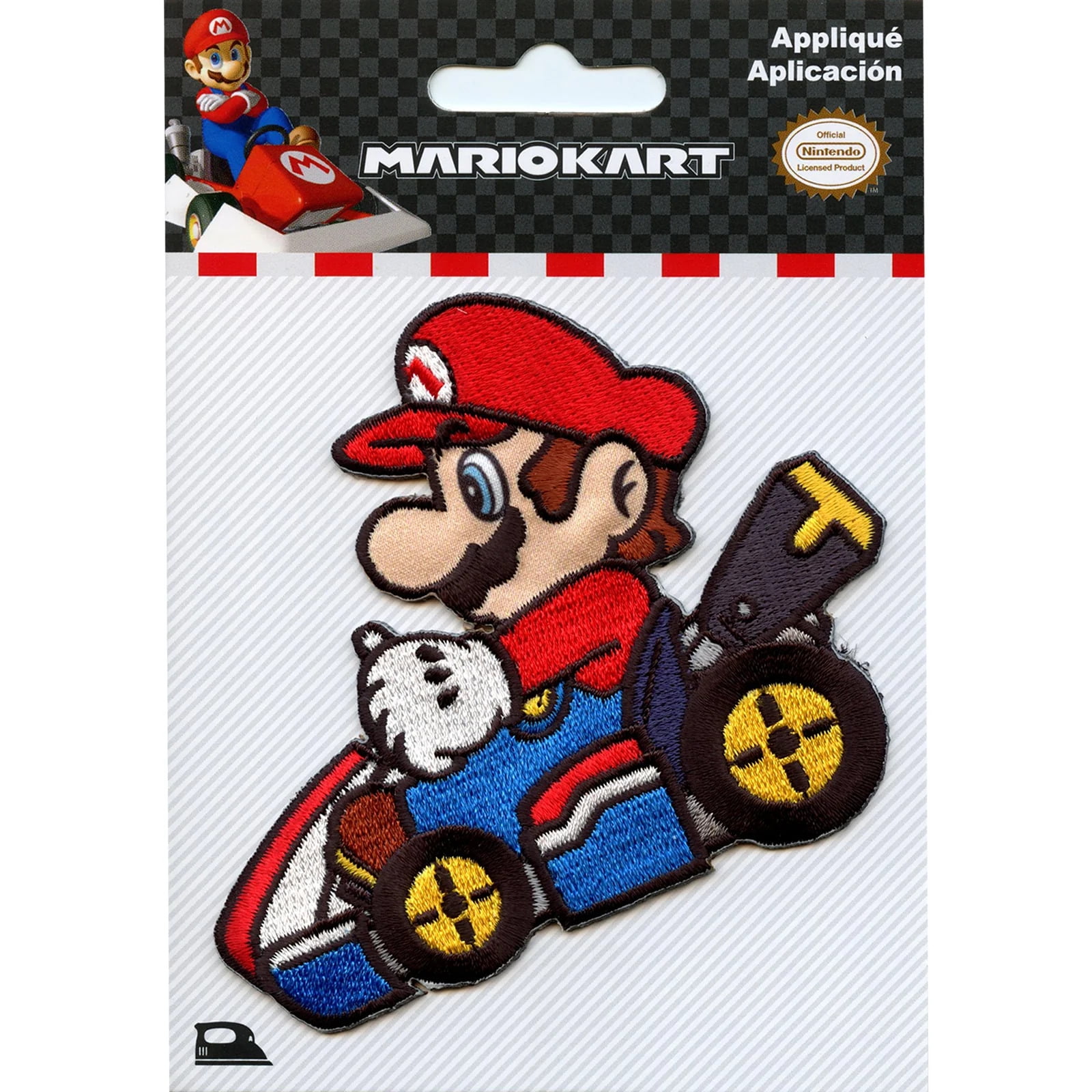 (6 pack) Simplicity Nintendo Mario Kart Iron-On Appliques